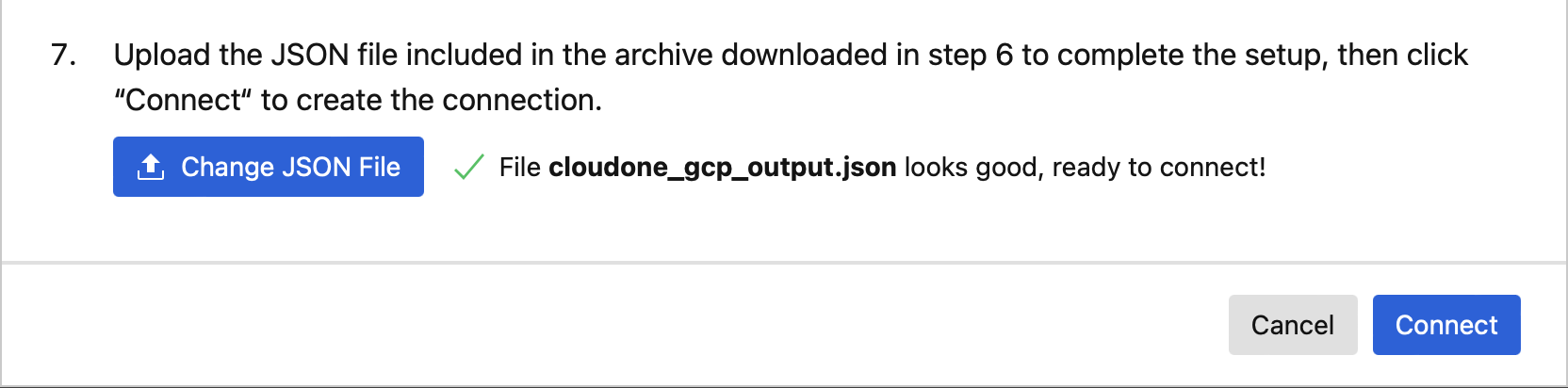 upload json